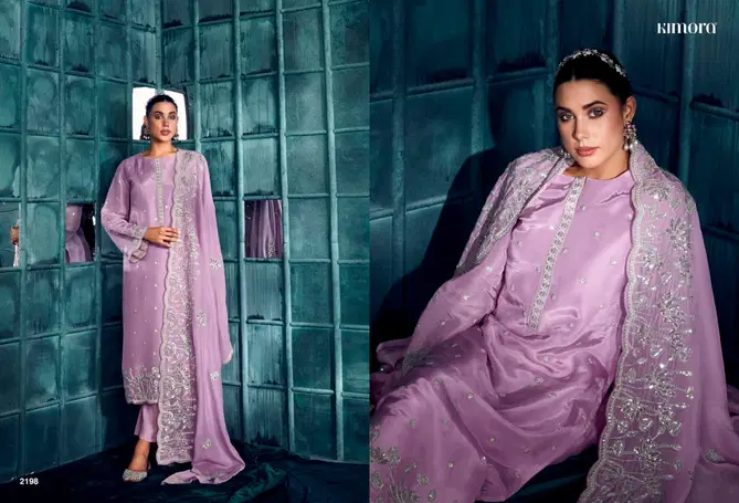 Ruby By Kimora Modal Silk Print Embroidered Designer Salwar Suits Wholesale Price In Surat
